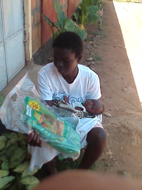 Edith and son